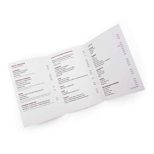 Буклеты и лифлеты